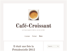 Tablet Screenshot of cafecroissant.fr